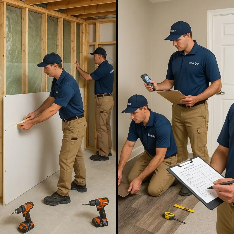Repairs and Reconstruction process in Selbyville, DE